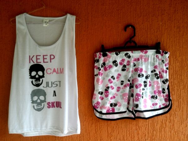 Pijama Conjunto Caveira