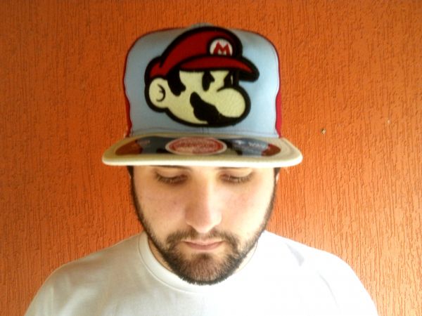 Boné Mario Azul